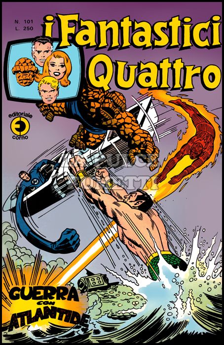 FANTASTICI QUATTRO #   101: GUERRA CON ATLANTIDE